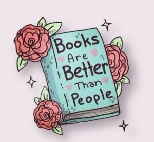Books Are Better Than People - Sticker